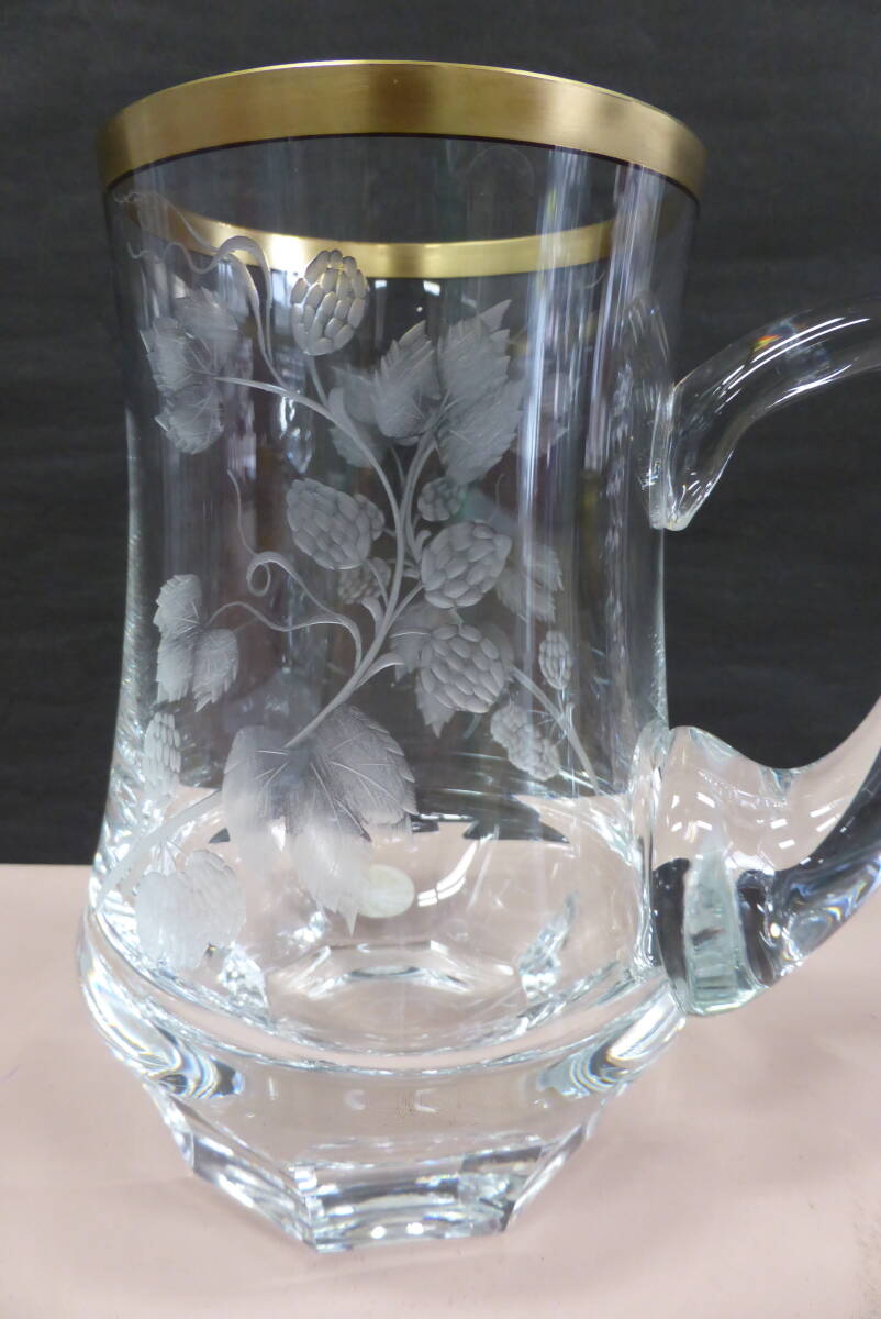 キリンビアマグコレクション モーゼル クリスタル  Moser 1985年 KIRIN BEER MUG COLLECTION ビアマグ グラスの画像2