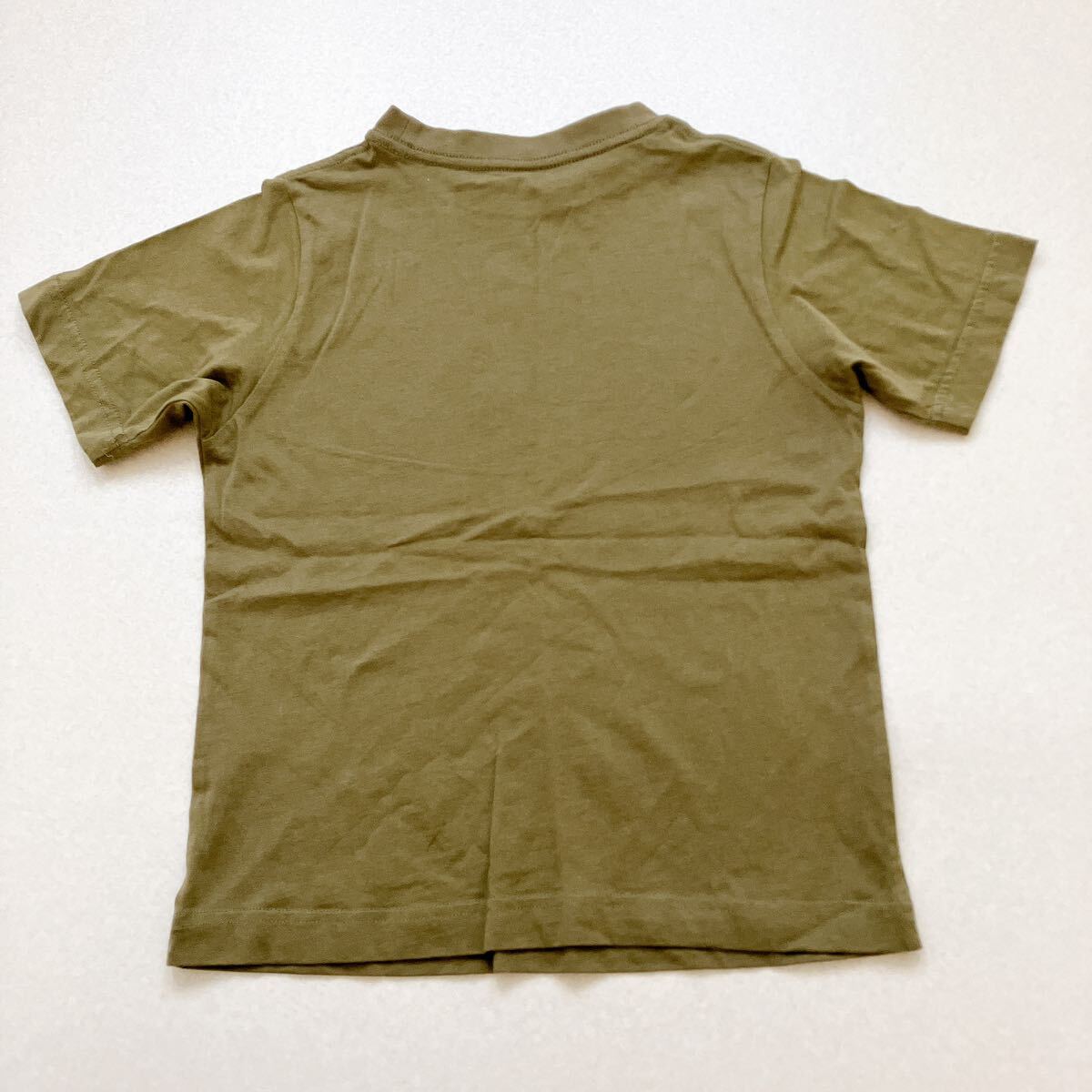 130 GU ジーユー 半袖Tシャツ 2枚セット アウトドア キャンプ 男の子 女の子 ユニセックスの画像3