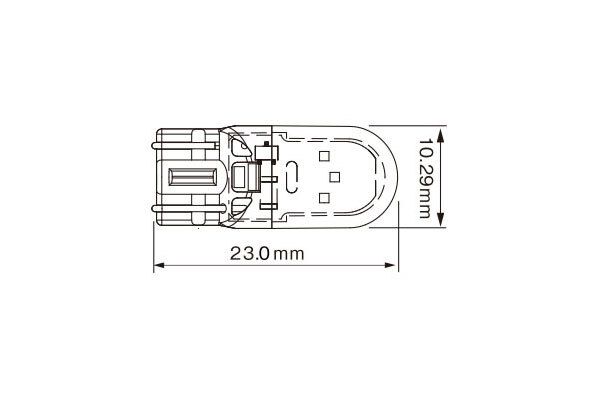 RG レーシングギア CSP LEDバルブ T10 6000K 白色光 70lm ナンバー用 レガシィツーリングワゴン BH系 H10.6～H13.4 4灯式ヘッドランプ車_画像2