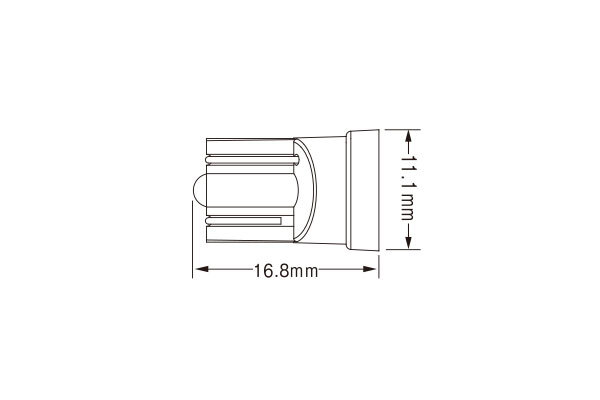 RG レーシングギア CSP 低床 LEDバルブ T10 6000K 白色光 20lm ポジション用 オーリス NZE151H NZE154H ZRE152H ZRE154H H18.10～H21.10_画像2