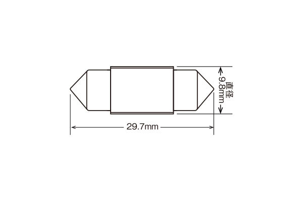 RG レーシングギア LEDバルブ T10×31 6000K 白色光 ルームランプ(センター)用 アベニール PNW11 PW11 RNW11 RW11 SW11 W11 H10.8～H17.10_画像3