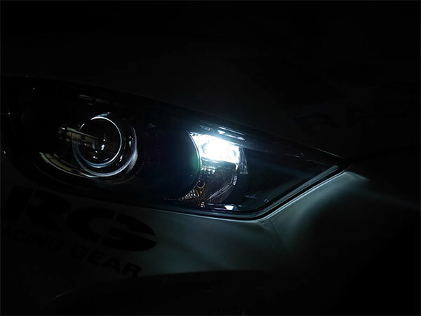 RG レーシングギア LEDバルブ T10 6000K 白色光 150lm 拡散 ポジション用 ディアスワゴン S321N S331N H21.9～R2.4_画像3