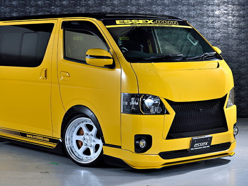 CRS ESSEX ナロー4型用 フリッパーVer.IV FRP 未塗装 ハイエース200系 2013年12月～ 4-6型 ナロー 北海道・離島は要確認の画像4