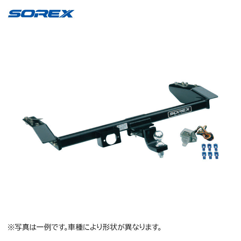 SOREX ソレックス ヒッチメンバー(角型) Bクラス ファンカーゴ NCP20 NCP25（4WD）不可_画像1