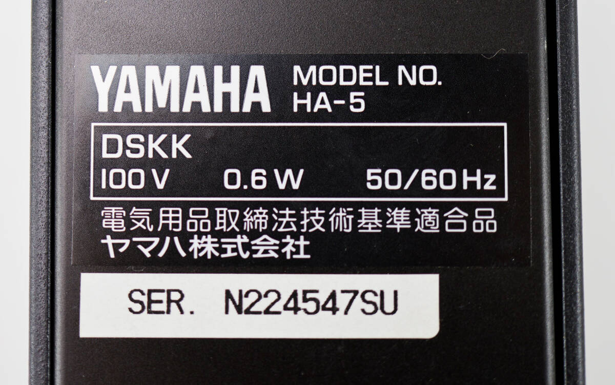 YAMAHA/ヤマハ フォノイコライザー HA-5 美品の画像6