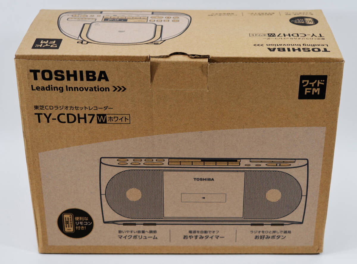 TOSHIBA/東芝 CDラジオカセットレコーダー TY-CDH7 取扱説明書 箱付 カラオケ ラジカセ_画像10