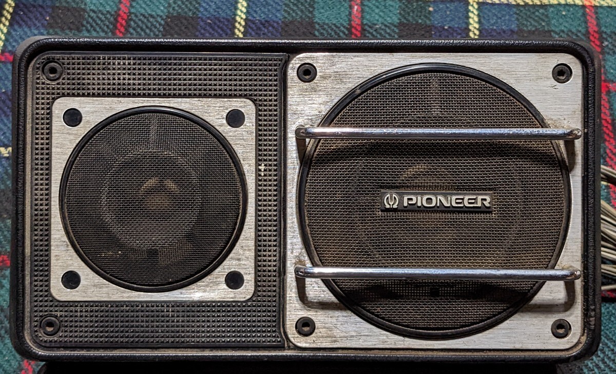  free shipping that time thing Pioneer Pioneer TS-X6 Car Audio speaker rare old car Showa Retro operation not yet verification 