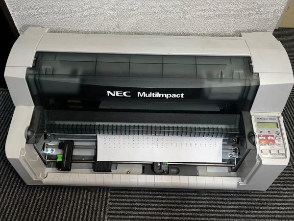 ★1円スタート★在庫整理セール★NEC/ドットインパクトプリンター MultiImpact ★PR-D700XEN 前後トレイなし★動作保証★0417★の画像1