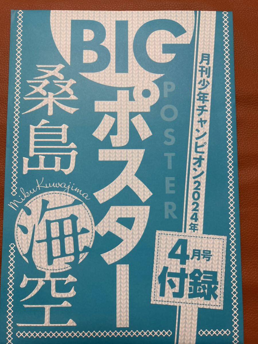 桑島海空 BIGポスター 月刊少年チャンピオン_画像1