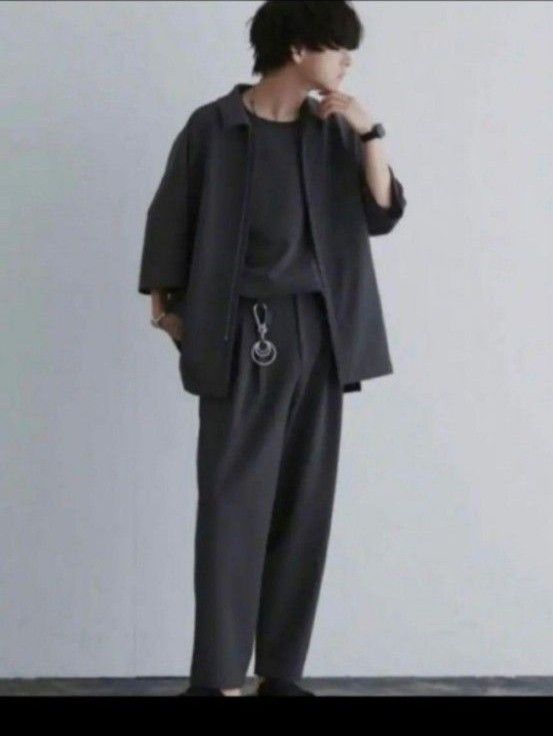 WYM LIDNM × attachment ダークグレー セットアップ|