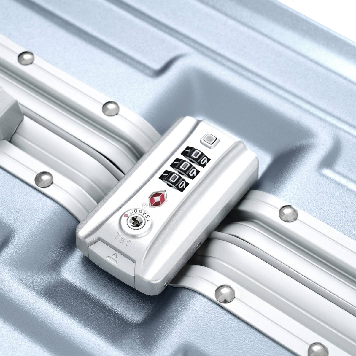 スーツケース Lサイズ アルミ ストッパー付き USBポート カップホルダー キャリーケース キャリーバッグ アルミフレーム 7日~14日 E565_画像3