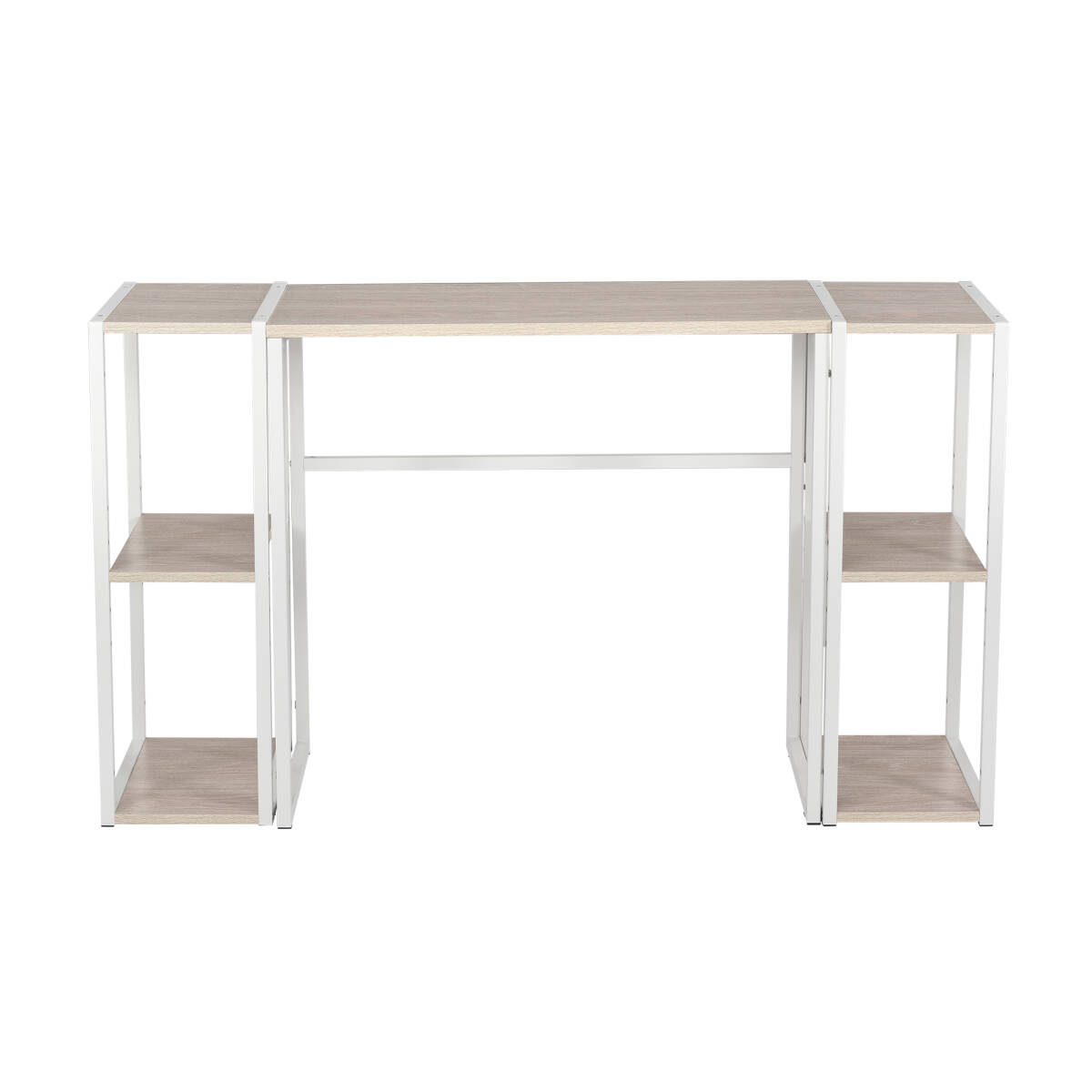 [ new goods appearance ]H type computer desk storage rack 2 piece attaching office desk comfortably . combination possibility wooden sewing machine pcs [ white ] E641