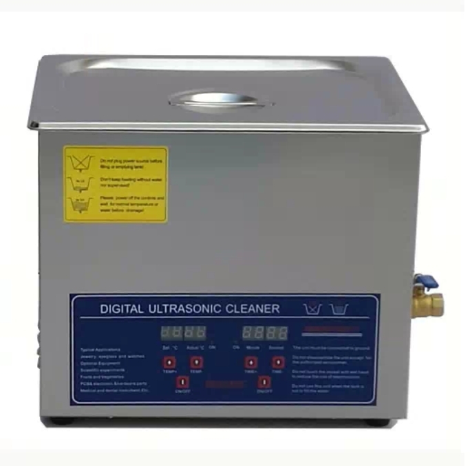 超音波洗浄器 10L デジタル ヒーター/タイマー付き 業務用クリーナー洗浄機 排水ホース付き E053の画像2