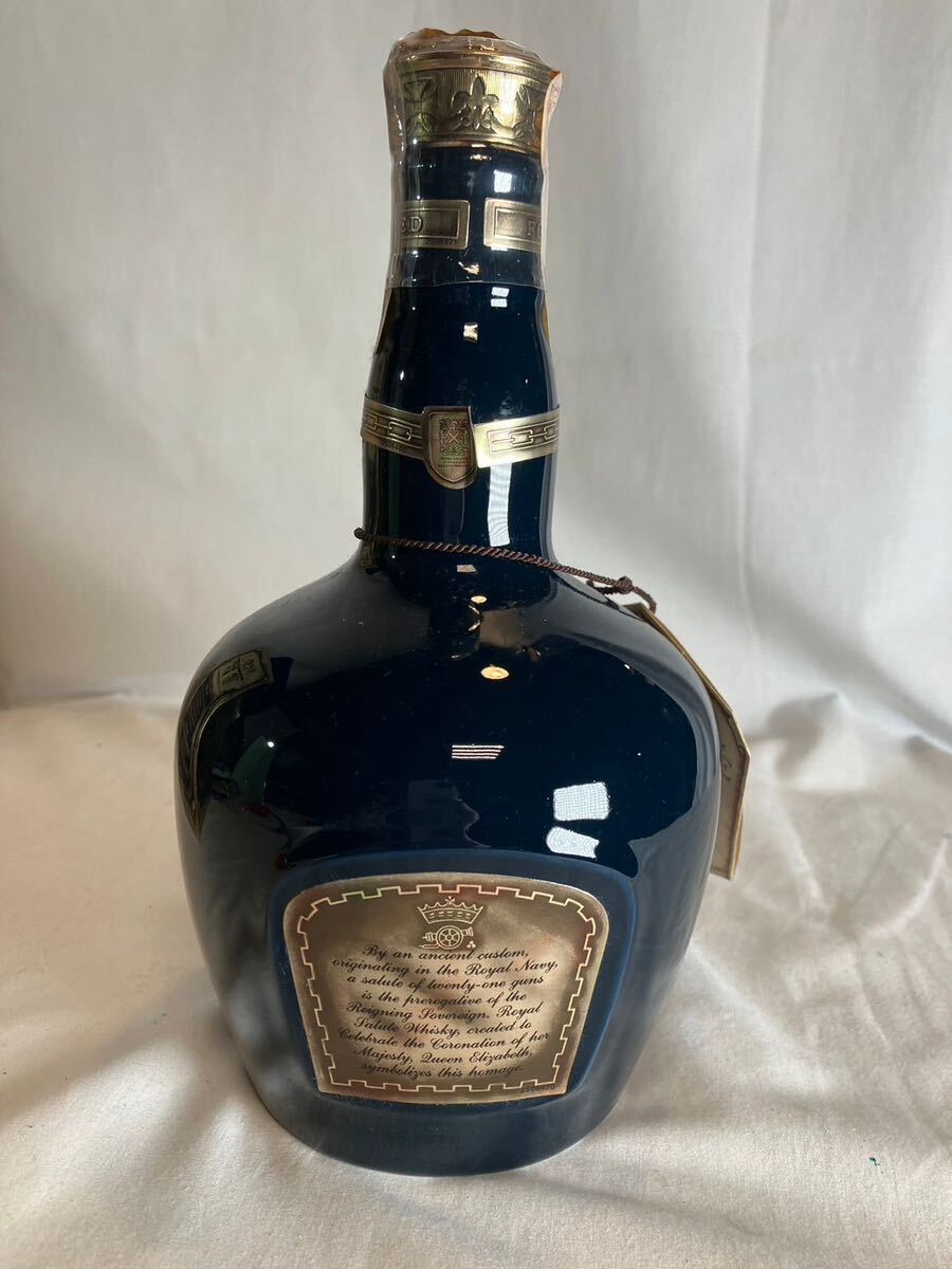 【#kk】【未開栓】ROYAL SALUTE 21YEAR OLD スコッチウイスキー 古酒 ロイヤルサルート ウィスキー スコッチ ウイスキー 青陶器 _画像5