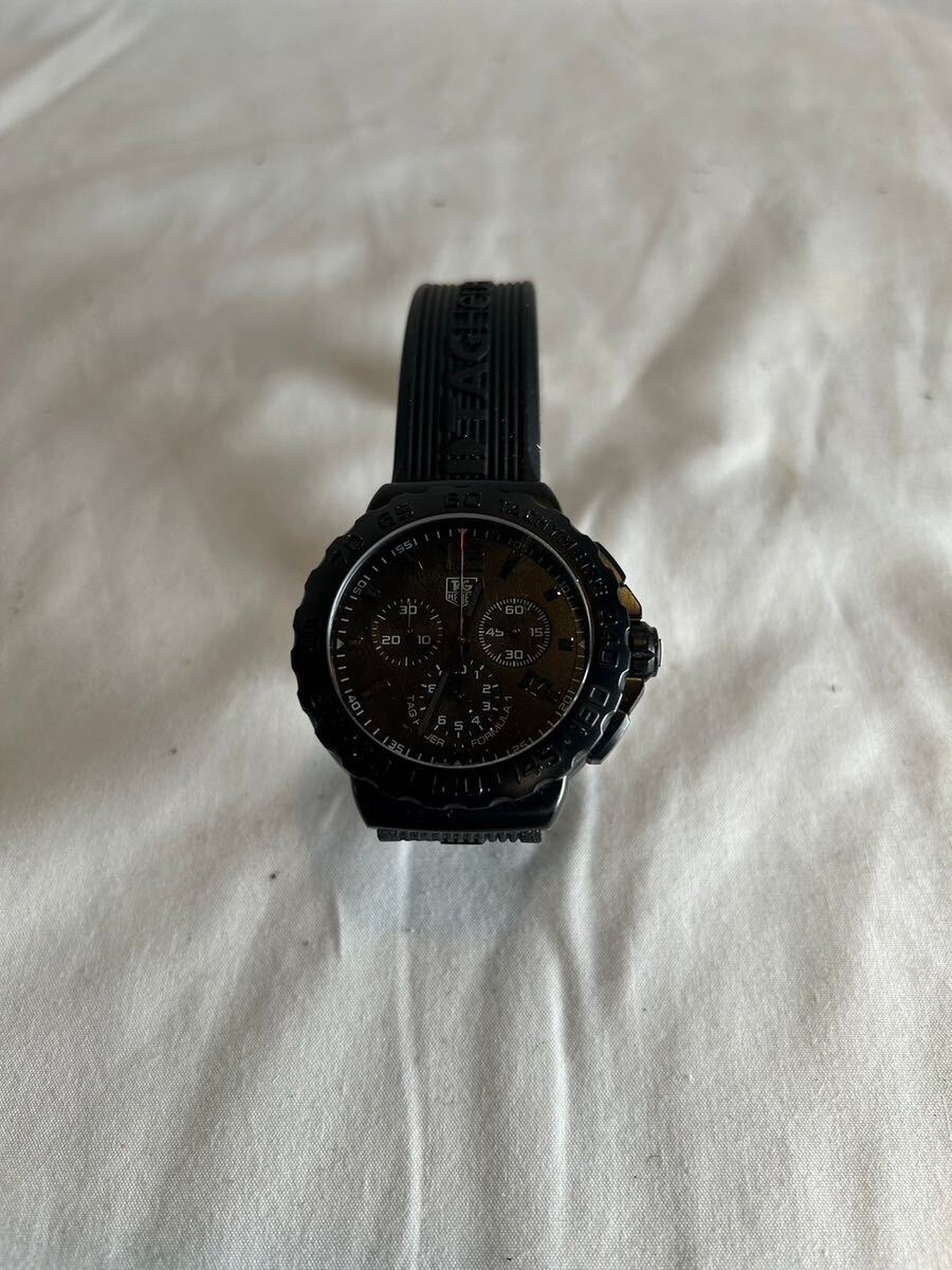 【#sk】【不動】 【箱付き】タグホイヤー 腕時計 フォーミュラ1 QZ 701グラフ EAH5348 ブラックの画像2