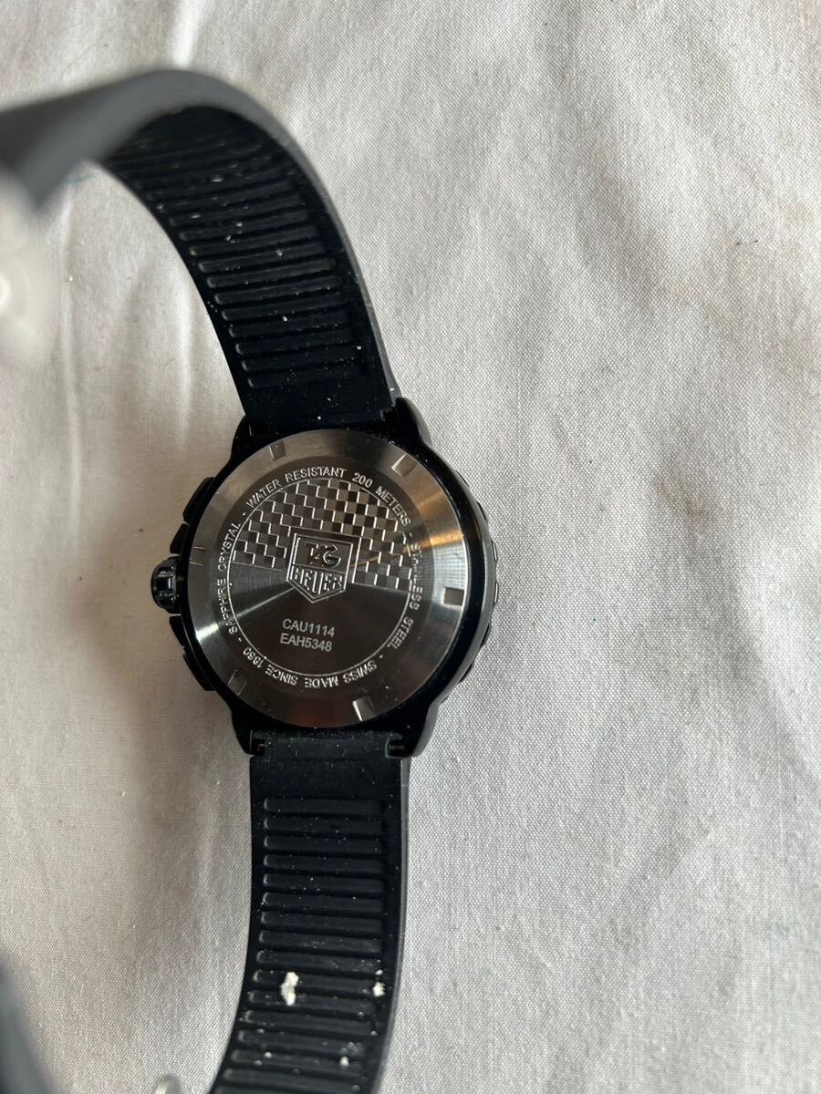 【#sk】【不動】 【箱付き】タグホイヤー 腕時計 フォーミュラ1 QZ 701グラフ EAH5348 ブラックの画像4