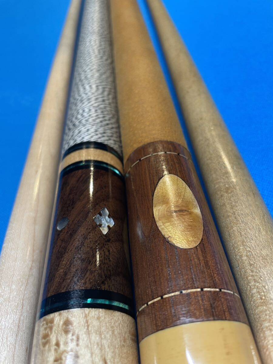 ビリヤード バイキングキュー old viking cue 2本セットの画像3