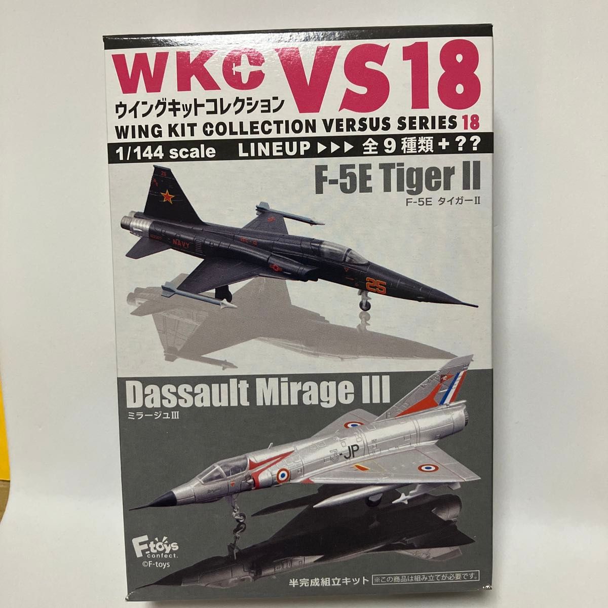 1/144 ダッソー ミラージュIIIEE 2-B スペイン空軍 第101飛行隊 ウイングキットコレクションVS18 エフトイズ