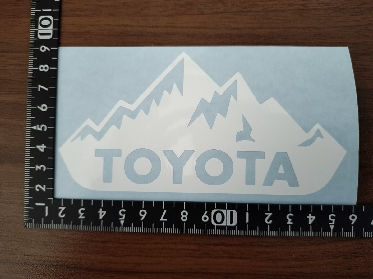 TOYOTA Logo разрезные наклейки Overland Toyota белый Land Cruiser Hilux FJ Cruiser Tacoma RAV4 внедорожник уличный 