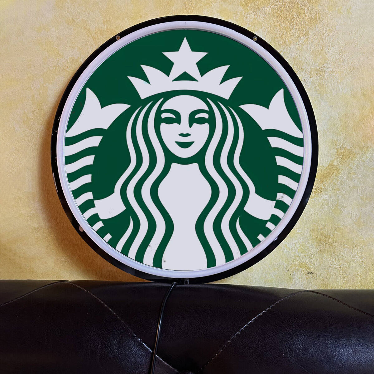 ☆新品・迅速発送☆ スターバックス コーヒー STARBUCKS COFFEE 新ロゴ 看板 ネオン サイン 壁掛け スタバ ライト 照明の画像2