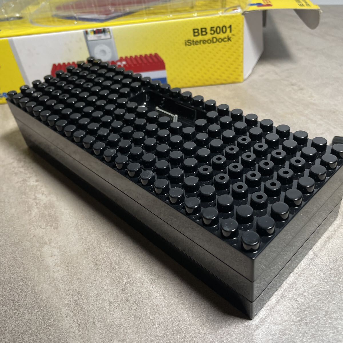 hz89 新品 未使用品 LEGO レゴ レゴブロックipod スピーカー 6-99 BB 5001 大型ブロックスピーカー 便利 オシャレ 黒_画像7