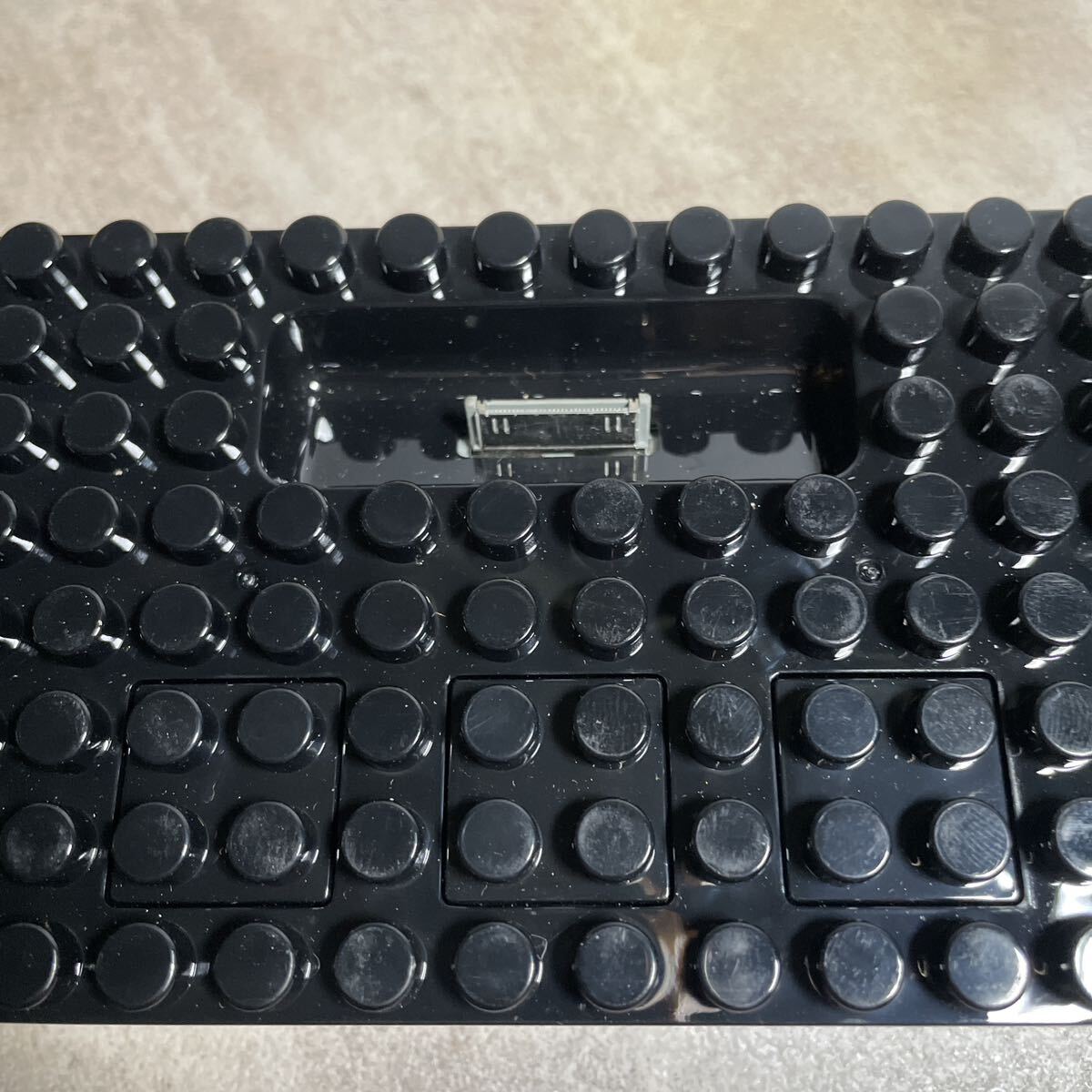 hz89 新品 未使用品 LEGO レゴ レゴブロックipod スピーカー 6-99 BB 5001 大型ブロックスピーカー 便利 オシャレ 黒_画像8