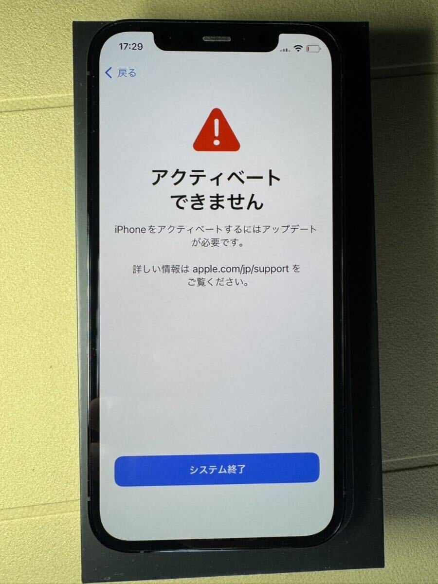 iPhone12pro パシフィックブルー256GB【ジャンク】美品　SIMフリーApple製_画像3