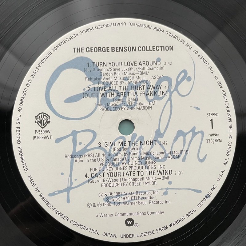 ☆美盤 ジョージ・ベンソン George Benson / G.B.コレクション ブックレット P-5599 帯付き【日本盤】 LP レコード アナログ盤 10398D3YK4の画像6