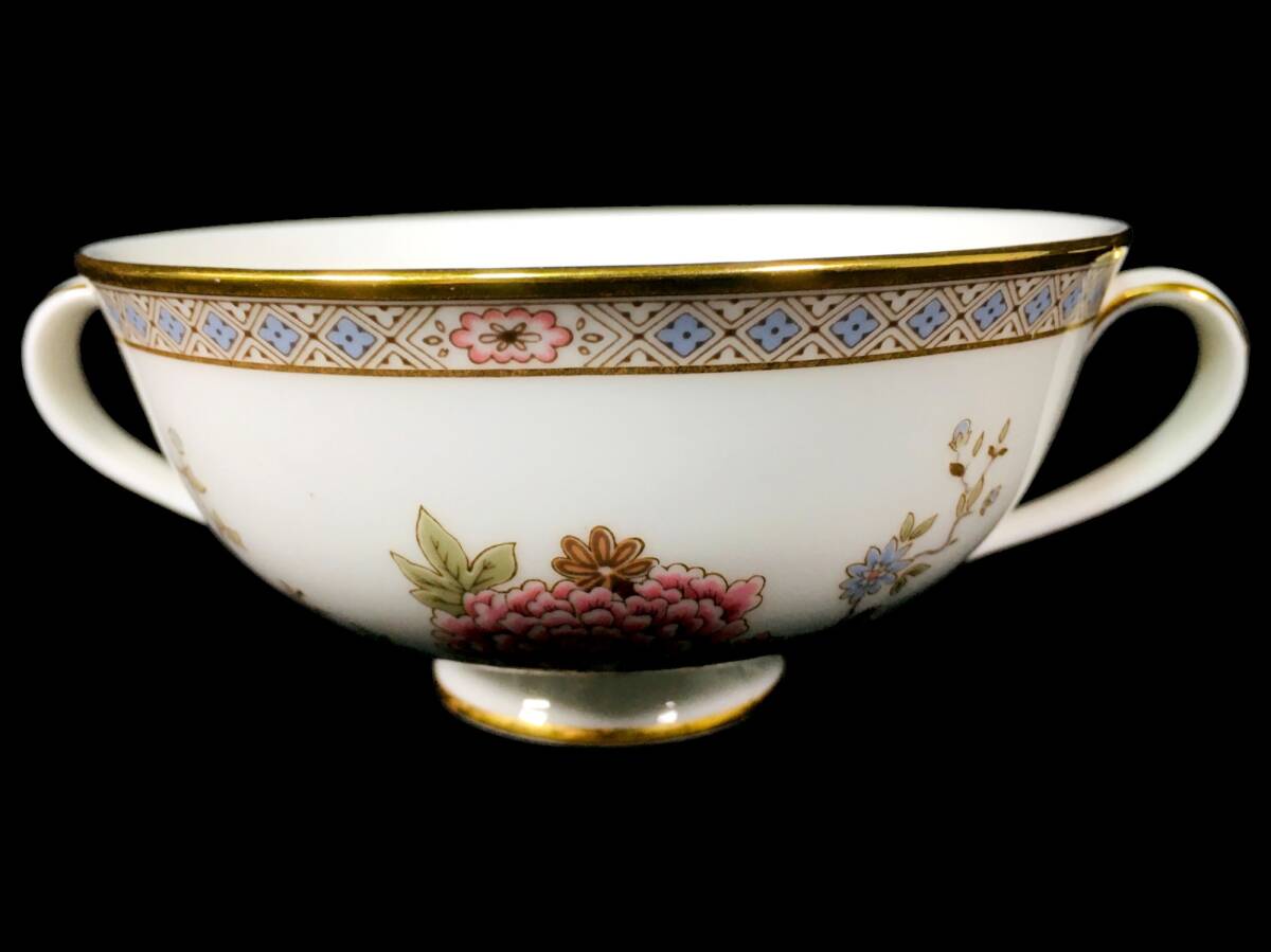 ★お得セット★ ロイヤルドルトン カントン スープ カップ 5客 ROYAL DOULTON CANTON エリザベス 英国 イギリス_画像4