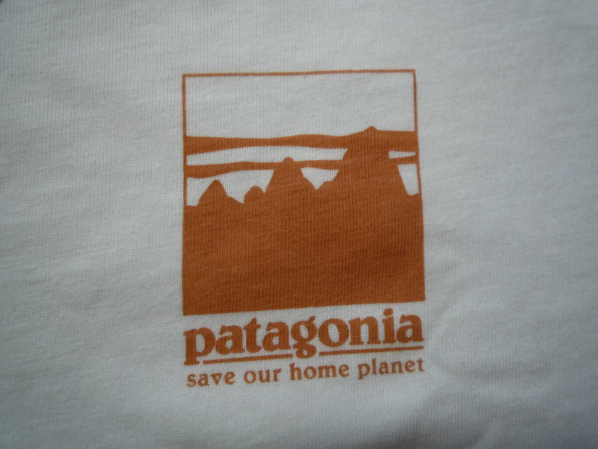 【新品】PATAGONIA（パタゴニア）M'S ALPINE ICON REGENERATIVE ORGANIC COTTON T-SHIRT☆37400 SP21☆半袖Tシャツ☆白色☆Mの画像5