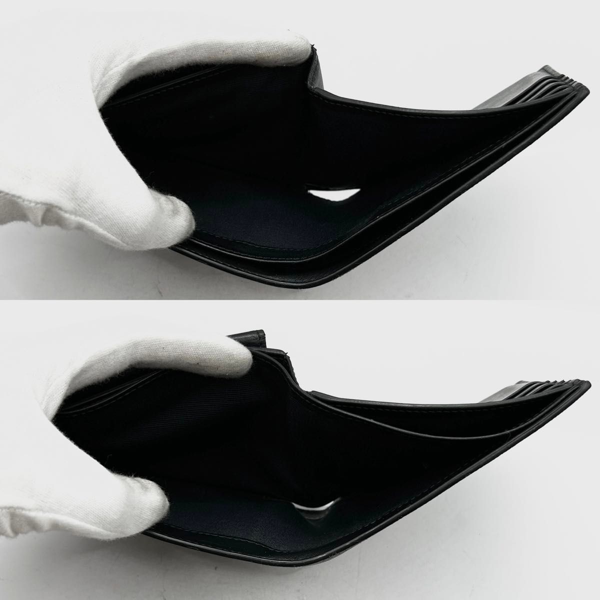 美品 CELINE セリーヌ 二つ折り財布 コインコンパートメント付き 美品 CELINE セリーヌ 二つ折り財布 コインコンパートメント付き