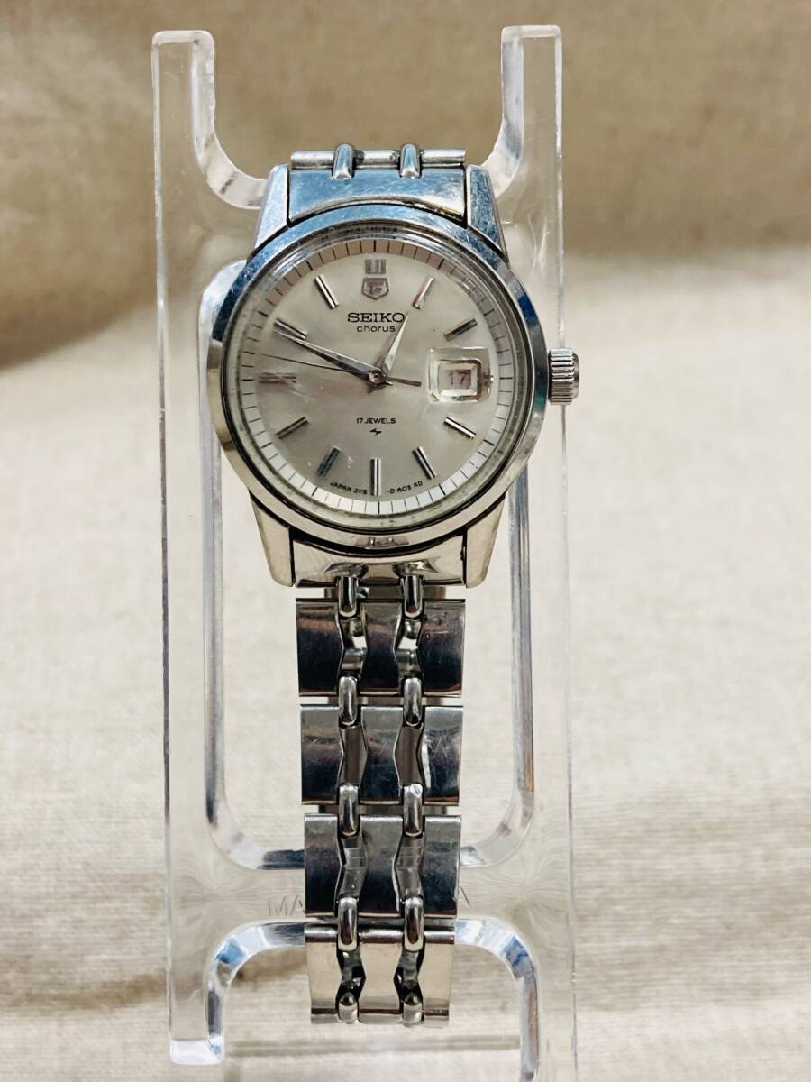 SEIKO chorus 17石 レディース 2118-0230 自動巻 中古品の画像1