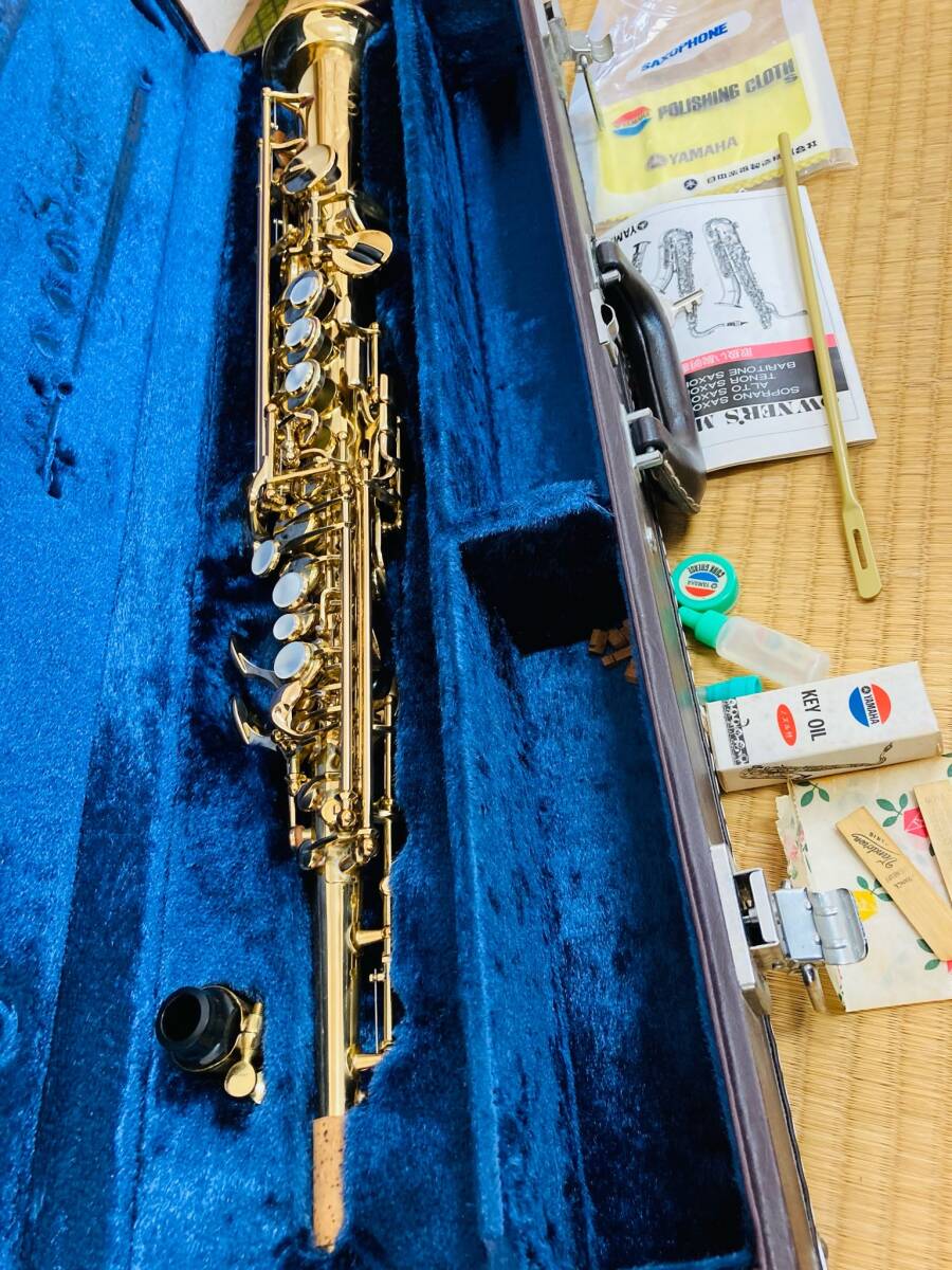  YAMAHA/ソプラノサックス YSS-62/経年自宅保管/現状品の画像5