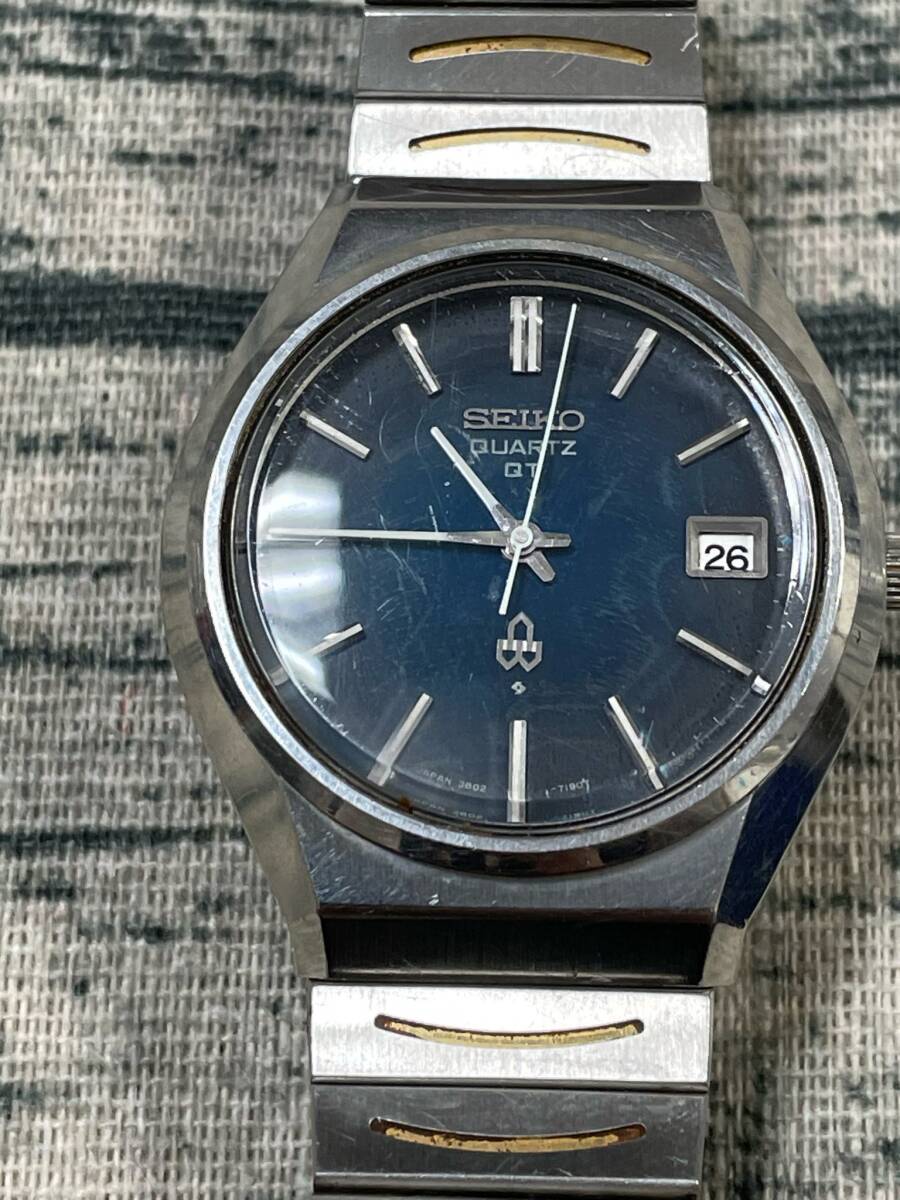 SEIKO 3802-7110　 QUARTZ QT　腕時計/経年品/不動品