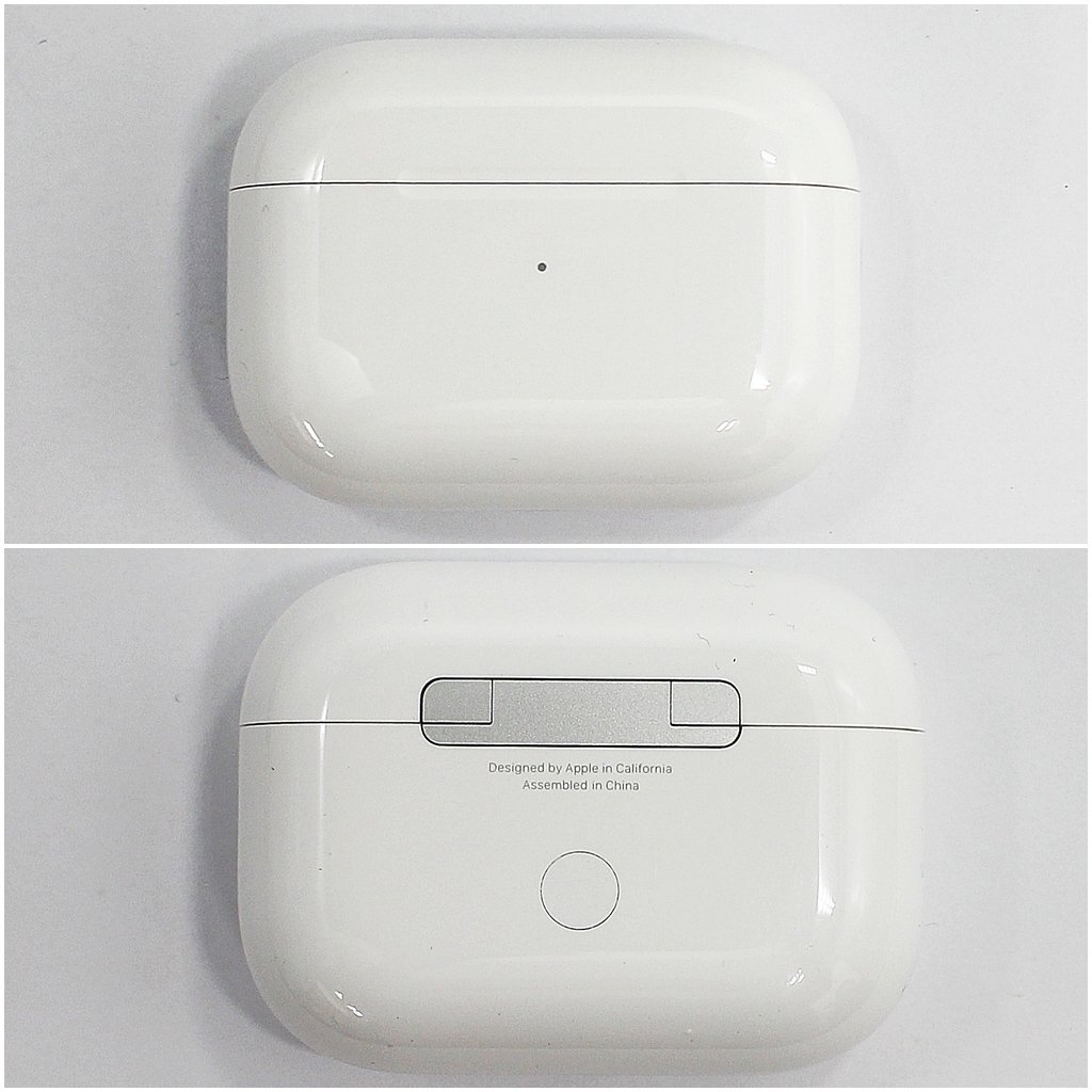 【1円】エアポッズプロ A3047 A3048 A2968 動作確認済み ワイヤレスイヤホン ケース付き アップル Apple AirPods Pro z24-1200 中古品 z_e_画像4