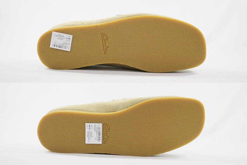 * не использовался * выставленный товар Clarks Clarks wala Be 22545 26.5cm бежевый замша водонепроницаемый обувь обувь мужской 