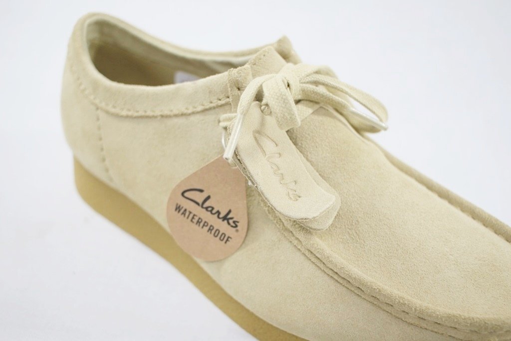* не использовался * выставленный товар Clarks Clarks wala Be 22545 26.5cm бежевый замша водонепроницаемый обувь обувь мужской 
