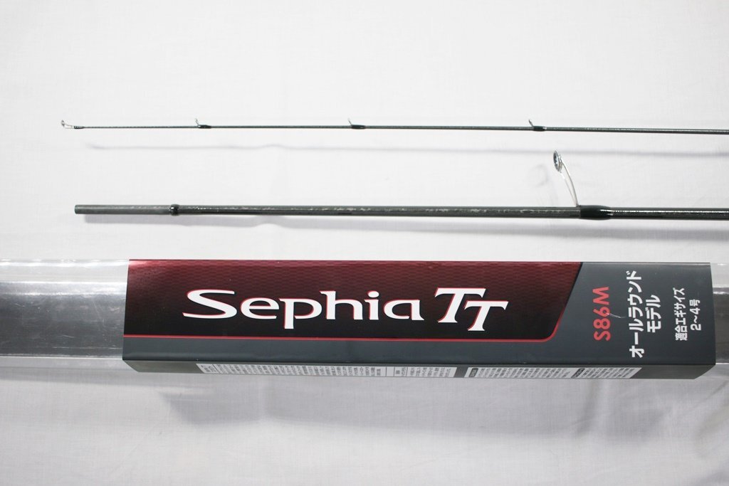 ◎【1スタ！】中古品 SHIMANO シマノ Sephia TT セフィア S86M オールラウンドモデル 2～4号 スパイラルX C14＋ 釣竿 ロッド フィッシングの画像1