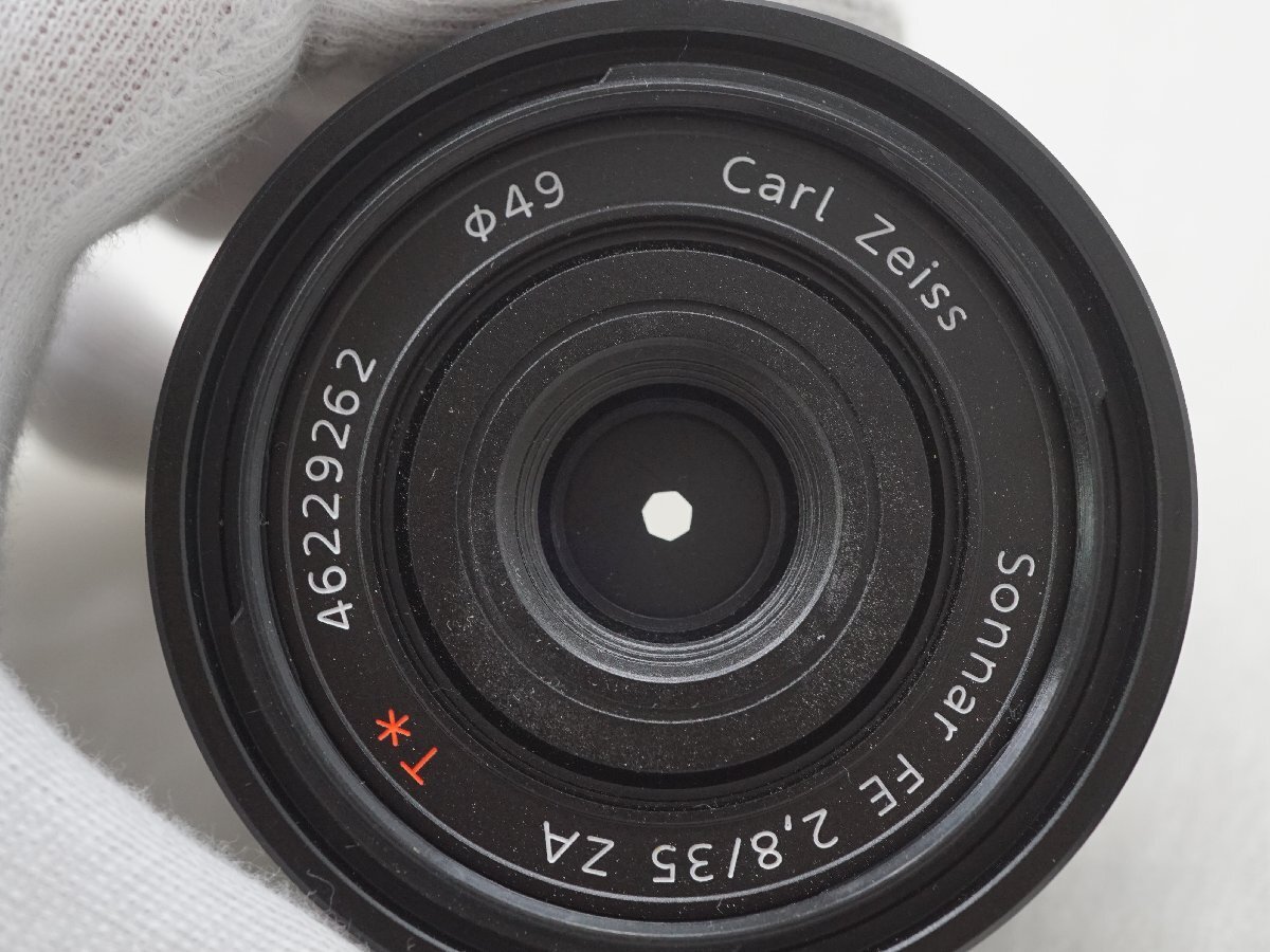 ☆【実用品】 SONY SEL35F28Z フルサイズ対応単焦点レンズ カールツァイス k_e 24-951_画像7