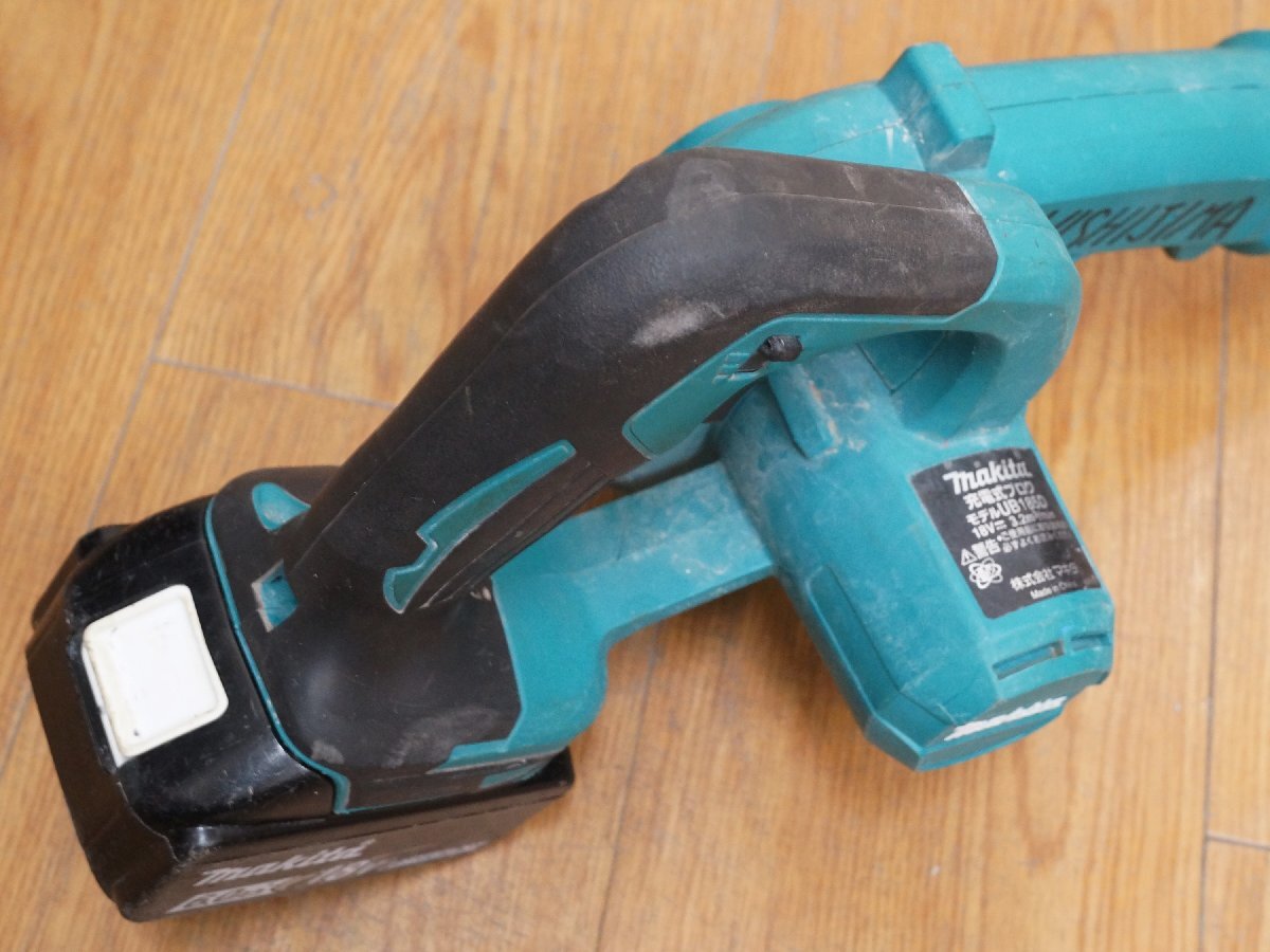 ☆【中古】MAKITA マキタ 充電式ブロワ 18V UB185D / リチウムイオンバッテリ BL1860B 18V 6.0Ah A-60464 k_ｔ 24-0955の画像5