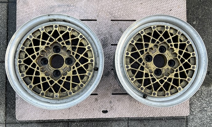 BBS MotorSports PCD100 6J 14インチ オフセット＋25 2本 希少の画像1