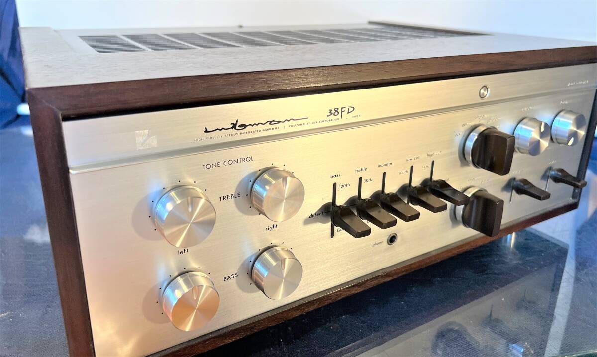 銘機 LUXMAN SQ38FD MK-Ⅱ 真空管プリメイン 渾身の徹底メンテ&チューニング 一層のヌケが自慢です。 ※半年間保証※の画像5