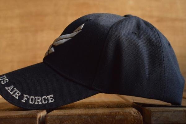 United States AIR FORCE キャップ メンズ 帽子 7998819 9009978 A-4 NAVY ネイビー 新品 1円 スタートの画像5