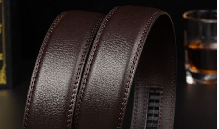 125~135cm large size business belt kaju Albert men's original leather size adjustment possibility 7988393 C white new goods 1 jpy start 