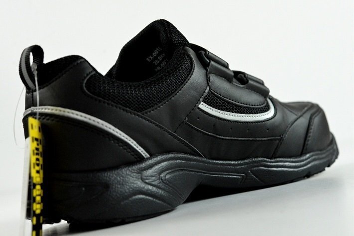 安全靴 メンズ ワークシューズ スニーカー 靴 セーフティーシューズ 幅広 EEE PR501 ブラック 25.0cm 新品 1円 スタートの画像5