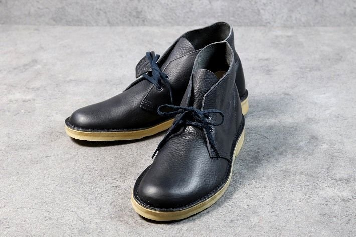 クラークス Clarks メンズ 天然皮革 本革 レザー デザートブーツ DESERT BOOT シューズ 26112780 ネイビー UK7.5 25.5cm相当 / 新品_画像2