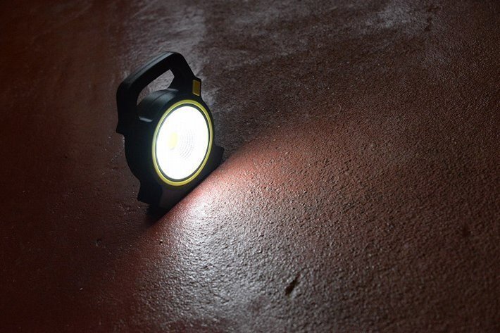 投光器 COBライト LED ワークライト USB充電 ソーラー ポータブル ハイビーム ロービーム 7992559 ブラック/グレー 新品 1円 スタートの画像9