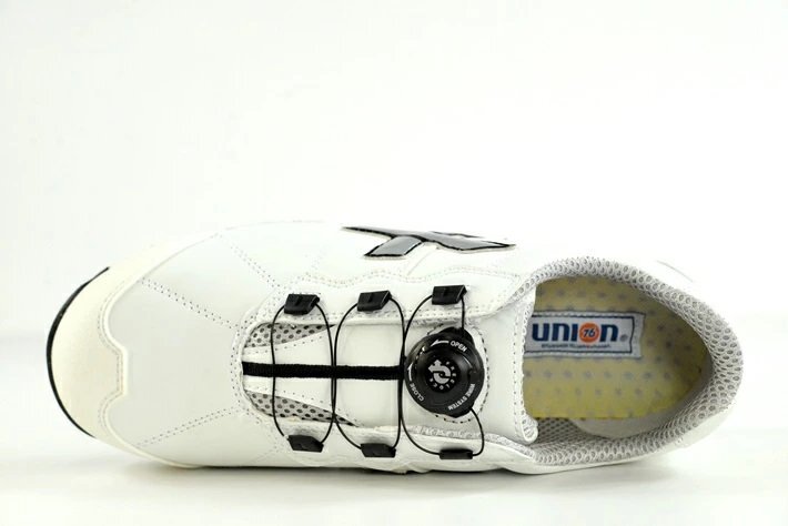 安全靴 メンズ ブランド 76Lubricants ナナロク スニーカー セーフティー シューズ 靴 メンズ 白 3039 ホワイト 25.5cm / 新品の画像4