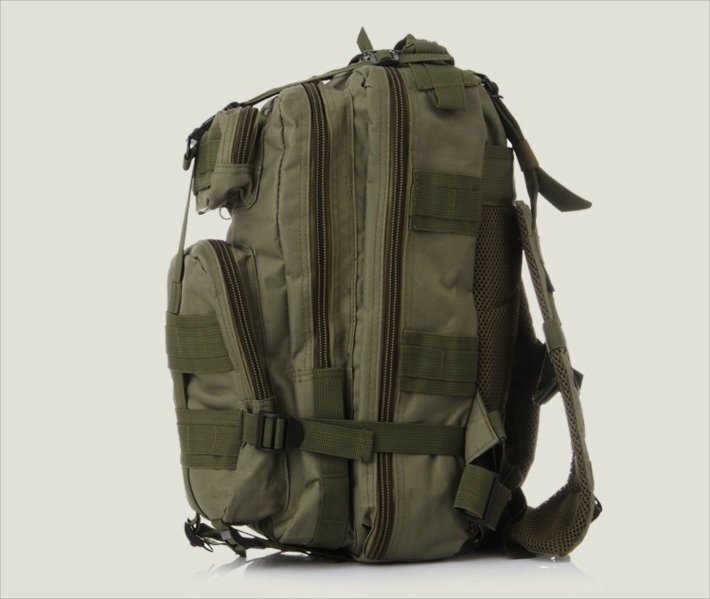 25L リュックサック リュック デイパック バックパック メンズ Military Tactical アサルトリュック 多機能 7999845 オリーブ 新品の画像4