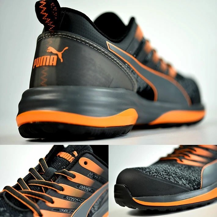 PUMA プーマ 安全靴 ロー プロテクティブ スニーカー セーフティーシューズ 靴 シューズ 64.210.0 26.5cm オレンジ / 新品 1円 スタートの画像6